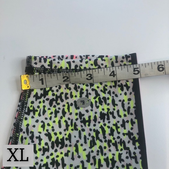 DKNY Sport Neon Pink & Yellow Patterned Leggings, Multiple Sizes, NWT! - Picture 15 of 15